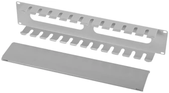 Кабельный органайзер горизонтальный ЦМО ГКЗ-2U односторонний окна 2U шир.:19" глуб.:57мм - купить недорого с доставкой в интернет-магазине