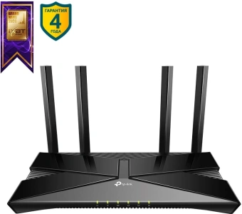 Роутер беспроводной TP-Link Archer AX53 AX3000 10/100/1000BASE-TX черный - купить недорого с доставкой в интернет-магазине