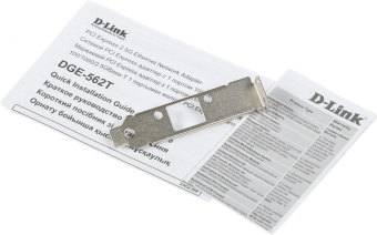 Сетевой адаптер 2.5G Ethernet D-Link DGE-562T DGE-562T/A PCI Express x1 - купить недорого с доставкой в интернет-магазине