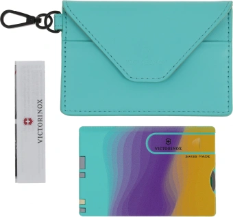 Швейцарская карта Victorinox Swiss Card Classic Sydney Style (0.7100.E222) бирюзовый коробка подарочная - купить недорого с доставкой в интернет-магазине
