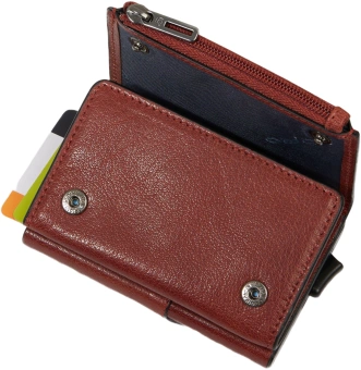 Чехол для кредитных карт Piquadro Solm PP5585S141R/CU табачный натур.кожа/алюм. - купить недорого с доставкой в интернет-магазине