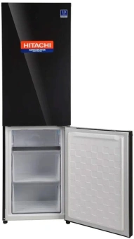Холодильник Hitachi R-B410PUC6 BBK 2-хкамерн. черный инвертер - купить недорого с доставкой в интернет-магазине