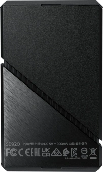 Накопитель SSD A-Data USB-C 4.0 4TB SE920-4TCBK SE920 2.5" черный - купить недорого с доставкой в интернет-магазине