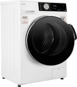Стиральная машина Weissgauff Premium WMD 47148 DC Inverter Steam класс: A загр.фронтальная макс.:8кг (с сушкой) белый инвертор - купить недорого с доставкой в интернет-магазине