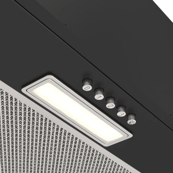 Вытяжка встраиваемая Elikor 60П-500-К3Д черный управление: кнопочное (1 мотор) - купить недорого с доставкой в интернет-магазине