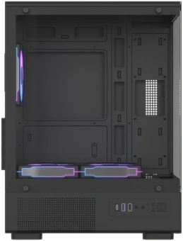 Корпус Formula Crystal Z1CM v2 черный без БП mATX 1xUSB2.0 1xUSB3.0 audio bott PSU - купить недорого с доставкой в интернет-магазине