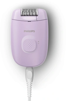 Эпилятор Philips BRE237/00 скор.:1 насад.:2 от электр.сети фиолетовый - купить недорого с доставкой в интернет-магазине