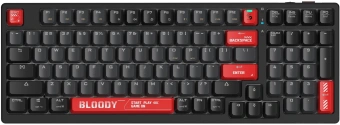 Клавиатура A4Tech WS98 механическая черный USB беспроводная BT/Radio for gamer LED - купить недорого с доставкой в интернет-магазине