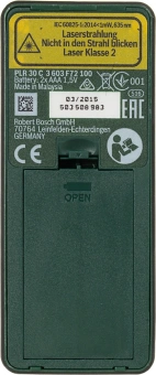 Лазерный дальномер Bosch PLR 30 C 2кл.лаз. 635нм цв.луч. красный (0603672120) - купить недорого с доставкой в интернет-магазине
