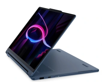 Ноутбук Lenovo Yoga 9 2-in-1 14IPH11 Core Ultra 7 355 32Gb SSD512Gb Intel Graphics 14" OLED Touch 2.8K (2880x1800) Windows 11 Home blue WiFi BT Cam (83SE001RRK) - купить недорого с доставкой в интернет-магазине