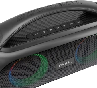 Колонка порт. Digma D-PS1530 черный/черный 50W 2.1 BT 10м 3000mAh (SP1530B) - купить недорого с доставкой в интернет-магазине