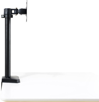 Кронштейн для мониторов ЖК Buro M3 черный 15"-27" макс.9кг крепление к столешнице поворот и наклон - купить недорого с доставкой в интернет-магазине