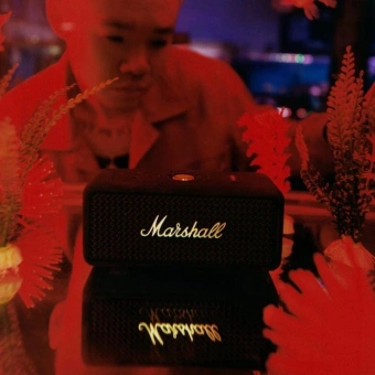 Колонка порт. Marshall Emberton III синий 20W 2.0 BT/USB - купить недорого с доставкой в интернет-магазине