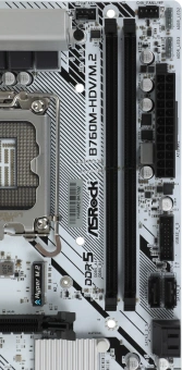 Материнская плата Asrock B760M-HDV/M.2 Soc-1700 Intel B760 2xDDR5 mATX AC`97 8ch(7.1) 2.5Gg RAID+VGA+HDMI+DP - купить недорого с доставкой в интернет-магазине
