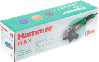 Углошлифовальная машина Hammer USM1350D 1350Вт 10000об/мин рез.шпин.:M14 d=150мм (569057) - купить недорого с доставкой в интернет-магазине