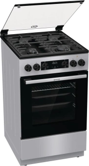Плита Комбинированная Gorenje GK5C41SF серый (стеклянная крышка) реш.чугун - купить недорого с доставкой в интернет-магазине