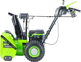 Снегоуборщик электр. Greenworks GD82ST56 5.2кВт - купить недорого с доставкой в интернет-магазине