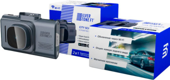 Видеорегистратор Silverstone F1 CityScanner черный 2Mpix 1296x2304 1296p 140гр. GPS MSTAR AIT8339 - купить недорого с доставкой в интернет-магазине