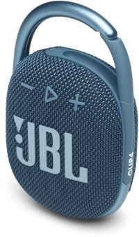 Колонка порт. JBL Clip 4 синий 5W 1.0 BT 15м 500mAh (JBLCLIP4BLU) - купить недорого с доставкой в интернет-магазине