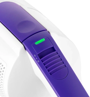 Пылесос ручной Kitfort КТ-5198 75Вт белый/фиолетовый - купить недорого с доставкой в интернет-магазине