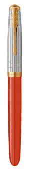 Ручка перьев. Parker 51 Premium (CW2169071) Red Rage GT F сталь нержавеющая подар.кор. - купить недорого с доставкой в интернет-магазине