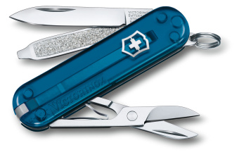 Нож перочинный Victorinox Classic SD Sky High (0.6223.T61G) 58мм 7функц. подар.коробка - купить недорого с доставкой в интернет-магазине