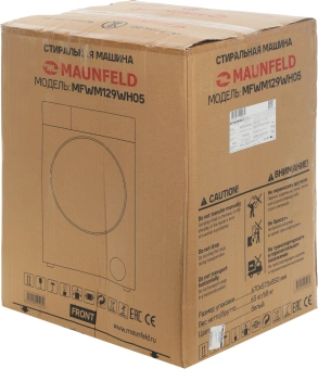 Стиральная машина Maunfeld MFWM129WH05 класс: A+++ загр.фронтальная макс.:9кг белый инвертор - купить недорого с доставкой в интернет-магазине
