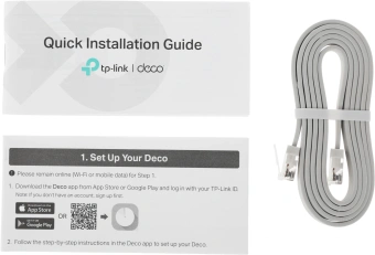 Бесшовный Mesh роутер TP-Link Deco X50-PoE (DECO X50-POE(2-PACK)) AX3000 1000/2500BASE-T белый (упак.:2шт) - купить недорого с доставкой в интернет-магазине