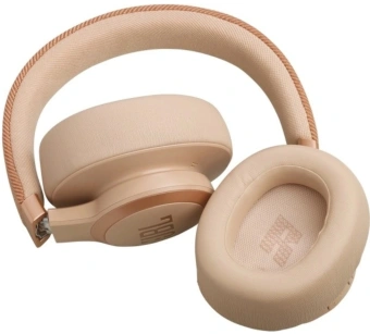 Гарнитура накладные JBL Live 770NC бежевый беспроводные bluetooth оголовье (JBLLIVE770NCSAT) - купить недорого с доставкой в интернет-магазине