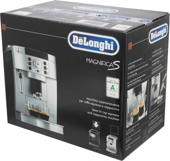 Кофемашина Delonghi Magnifica S ECAM22.110.B 1450Вт черный - купить недорого с доставкой в интернет-магазине