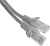 Патч-корд Premier PP12-0.5M 1000Гбит/с UTP 4 пары cat.5E CCA molded 0.5м серый RJ-45 (m)-RJ-45 (m)