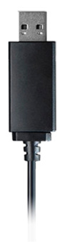 Наушники с микрофоном A4Tech HU-11 черный/белый 2м накладные USB оголовье - купить недорого с доставкой в интернет-магазине