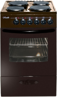 Плита Электрическая Лысьва ЭП 411 МС коричневый эмаль (без крышки) - купить недорого с доставкой в интернет-магазине