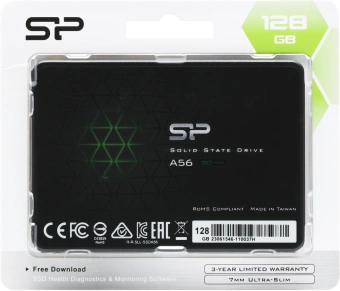 Накопитель SSD Silicon Power SATA-III 128GB SP128GBSS3A56B25 Ace A56 2.5" - купить недорого с доставкой в интернет-магазине