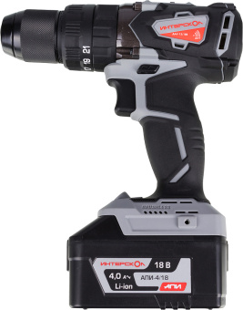 Дрель-шуруповерт Интерскол ДАУ-13/18В аккум. патрон:быстрозажимной (кейс в комплекте) (574.4.1.70) - купить недорого с доставкой в интернет-магазине