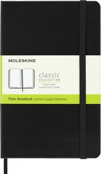 Блокнот Moleskine CLASSIC QP052 Medium 115x180мм 208стр. нелинованный твердая обложка черный - купить недорого с доставкой в интернет-магазине