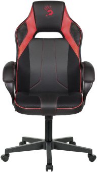 Кресло игровое A4Tech Bloody GC-300 черный/красный ткань/эко.кожа крестов. - купить недорого с доставкой в интернет-магазине