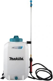Опрыскиватель Makita DUS158Z аккум. ранц. 15л белый/бирюзовый - купить недорого с доставкой в интернет-магазине