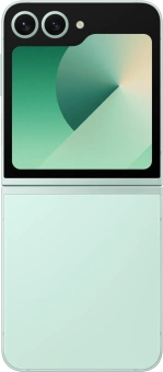 Смартфон Samsung SM-F741B Galaxy Z Flip 6 5G 256Gb 12Gb мятный раскладной 3G 4G 1Sim 6.7" 1080x2640 Android 14 50Mpix 802.11 a/b/g/n/ac/ax NFC GPS GSM900/1800 GSM1900 TouchSc Protect - купить недорого с доставкой в интернет-магазине