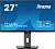 Монитор Iiyama 27" ProLite XUB2797UHSNP-B1 черный IPS LED 4ms 16:9 HDMI M/M матовая HAS Piv 1300:1 350cd 178гр/178гр 3840x2160 60Hz DP 4K USB 6.3кг