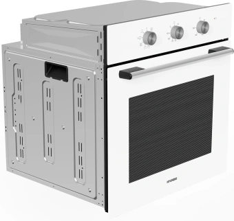 Духовой шкаф Электрический Hyundai HEO 6635 WG белый - купить недорого с доставкой в интернет-магазине