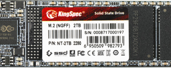 Накопитель SSD Kingspec SATA-III 2TB NT-2TB M.2 2280 - купить недорого с доставкой в интернет-магазине
