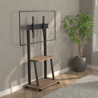 Стойка для телевизора Holder PR-108 серый/сланец 32"-65" макс.40кг напольный мобильный - купить недорого с доставкой в интернет-магазине