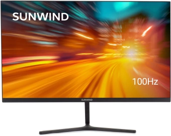 Монитор SunWind 23.8" SM-24FI223 черный IPS LED 5ms 16:9 HDMI матовая 250cd 178гр/178гр 1920x1080 100Hz G-Sync VGA DP FHD 3.0кг - купить недорого с доставкой в интернет-магазине