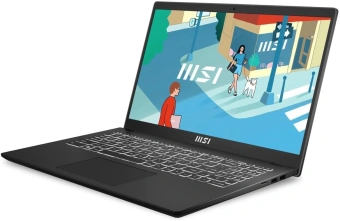 Ноутбук MSI Modern 15 H B13M-010US Core i9 13900H 32Gb SSD1Tb Intel Arc 15.6" IPS FHD (1920x1080) Windows 11 Home Multi Language black WiFi BT Cam (9S7-15H411-018) - купить недорого с доставкой в интернет-магазине