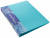Папка на 2-х кольцах Бюрократ Pastel PAST0812/2RBLUE A4 пластик 0.5мм кор.27мм торц.карм с бум. встав голубой - купить недорого с доставкой в интернет-магазине