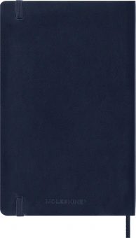Блокнот Moleskine CLASSIC SOFT QP617B20 Large 130х210мм 192стр. клетка мягкая обложка синий сапфир - купить недорого с доставкой в интернет-магазине