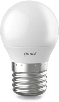 Лампа светодиодная Gauss 6.5Вт цок.:E27 шар 220B св.свеч.бел.нейт. P45 (упак.:10шт) (105102207) - купить недорого с доставкой в интернет-магазине