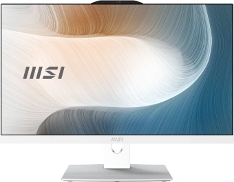 Моноблок MSI Modern AM242P 12M-1878XRU 23.8" Full HD i5 1235U (1.3) 16Gb SSD500Gb Iris Xe без ОС GbitEth WiFi BT 120W клавиатура мышь Cam белый 1920x1080 - купить недорого с доставкой в интернет-магазине