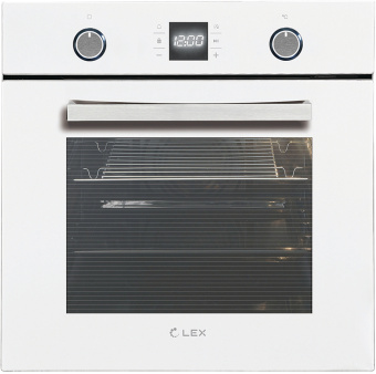 Духовой шкаф Электрический Lex EDP 094 WH стекло белое/нержавеющая сталь - купить недорого с доставкой в интернет-магазине